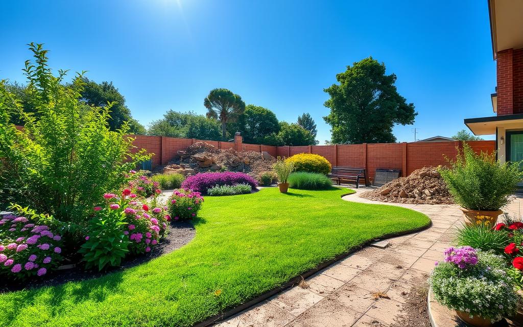 Gartenpflege nach Bauarbeiten