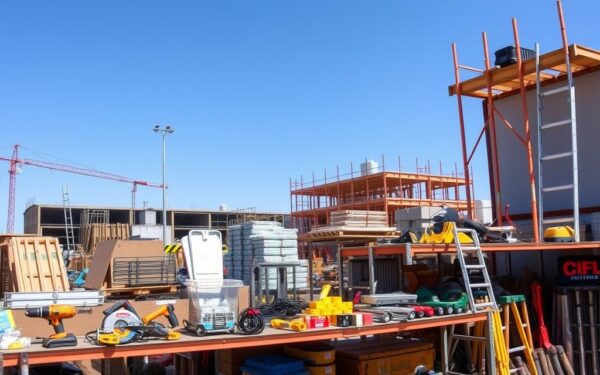 Mietwerkzeuge für Bauprojekte