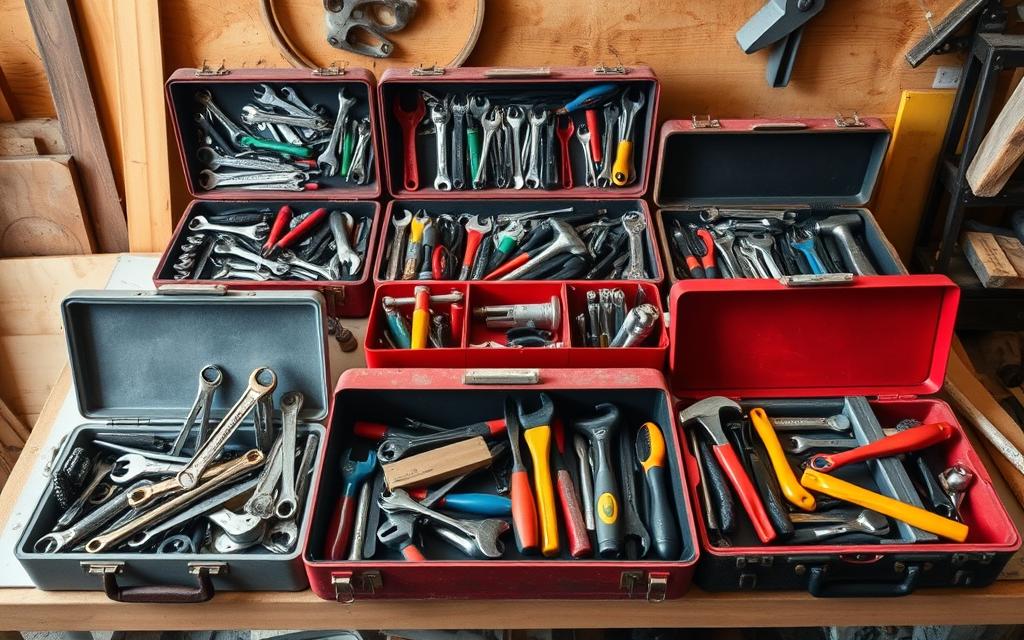 Werkzeugkoffer für Bauprojekte