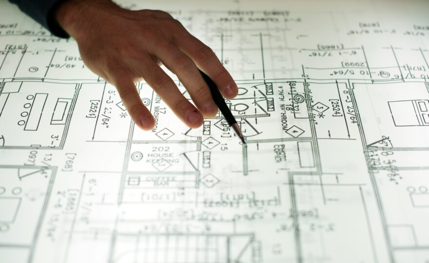 renovationsfehler vermeiden, Bauplan für die Planung einer Hausrenovation