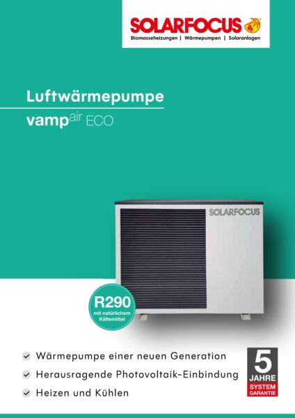 pv strom mit wärmepumpe nutzen, Luftwärmepumpe von SOLARFOCUS mit Photovoltaik-Einbindung